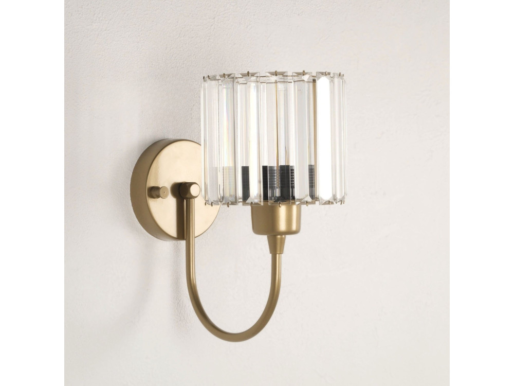 "Yakops" Metal Wall Sconce - 23 x 13 cm - Yellow