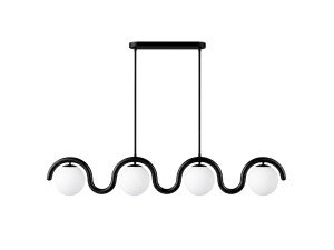 "GEDIK-20443" Metal Chandelier - 110 x 17 cm - Black