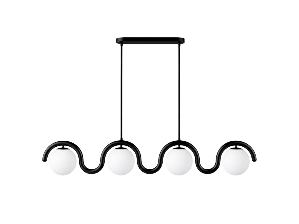 "GEDIK-20443" Metal Chandelier - 110 x 17 cm - Black