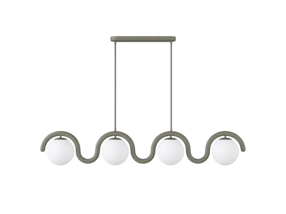 "GEDIK-20443" Metal Chandelier - 110 x 17 cm - Gray