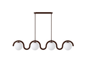 "GEDIK-20443" Metal Chandelier - 110 x 17 cm - Brown