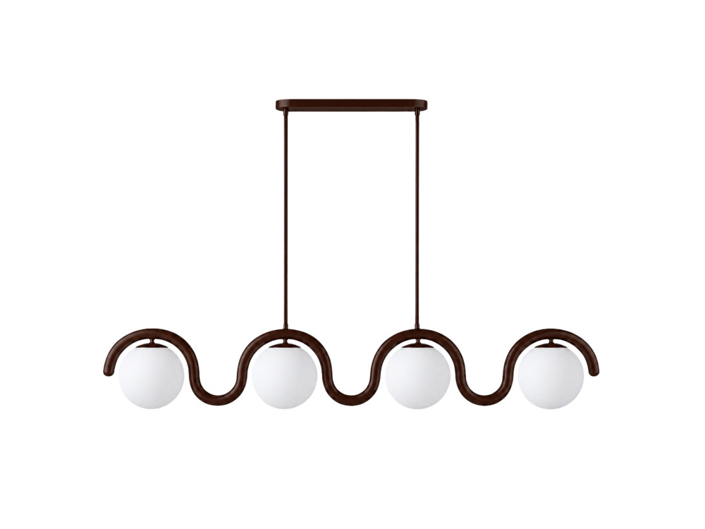 "GEDIK-20443" Metal Chandelier - 110 x 17 cm - Brown