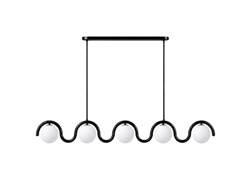 "GEDIK-20444" Metal Chandelier - 140 x 17 cm - Black