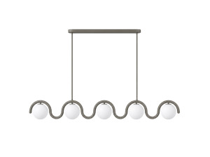 "GEDIK-20444" Metal Chandelier - 140 x 17 cm - Gray
