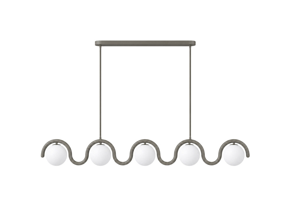 "GEDIK-20444" Metal Chandelier - 140 x 17 cm - Gray
