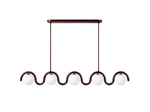 "GEDIK-20444" Metal Chandelier - 140 x 17 cm - Brown