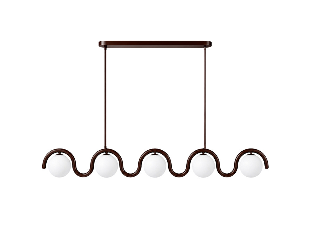"GEDIK-20444" Metal Chandelier - 140 x 17 cm - Brown