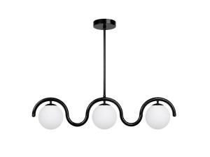 "GEDIK-20442" Metal Chandelier - 80 x 17 cm - Black