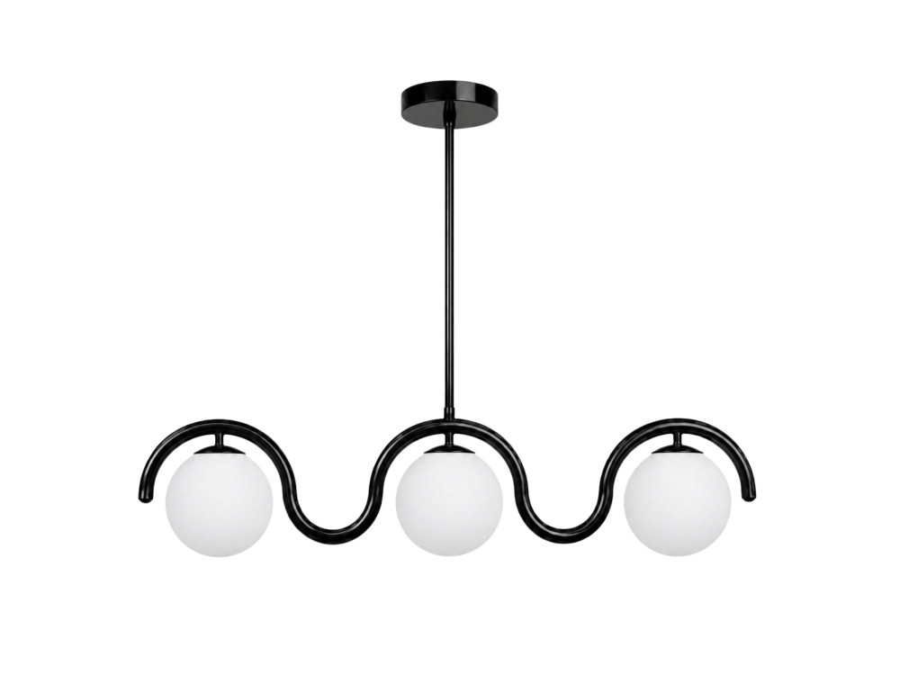"GEDIK-20442" Metal Chandelier - 80 x 17 cm - Black