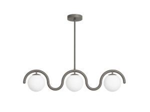 "GEDIK-20442" Metal Chandelier - 80 x 17 cm - Gray