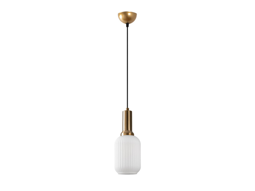 "Asker" Metal Pendant Light - 13 x 13 cm - Gold