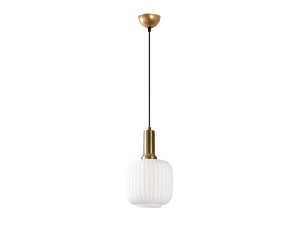 "Asker" Metal Pendant Light - 20 x 20 cm - Gold