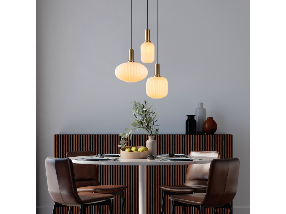 "Asker" Metal Chandelier - 55 x 55 cm - Gold