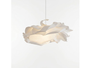 "MOD0009" Plastic Pendant Light - 58 x 58 cm - White