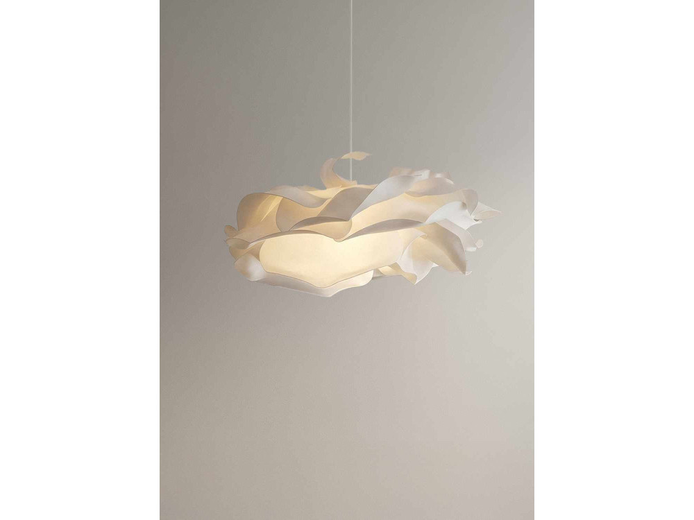 "MOD0009" Plastic Pendant Light - 58 x 58 cm - White