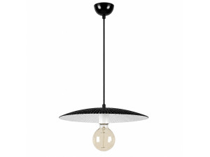 "Soleil" Metal Pendant Light - 39 x 39 cm - Black