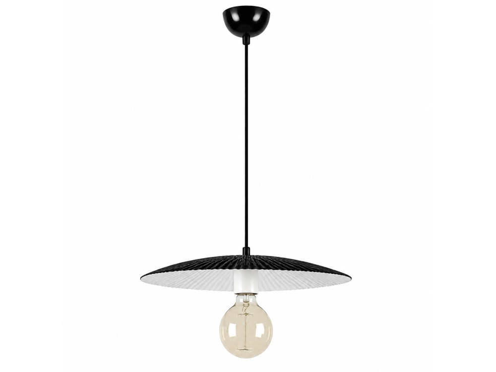 "Soleil" Metal Pendant Light - 39 x 39 cm - Black