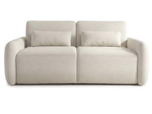 "Aurelie" Express Convertible Sofa Bed - 18 cm Mattress - 140 cm Sleeping Surface - 3-Seater - Beige