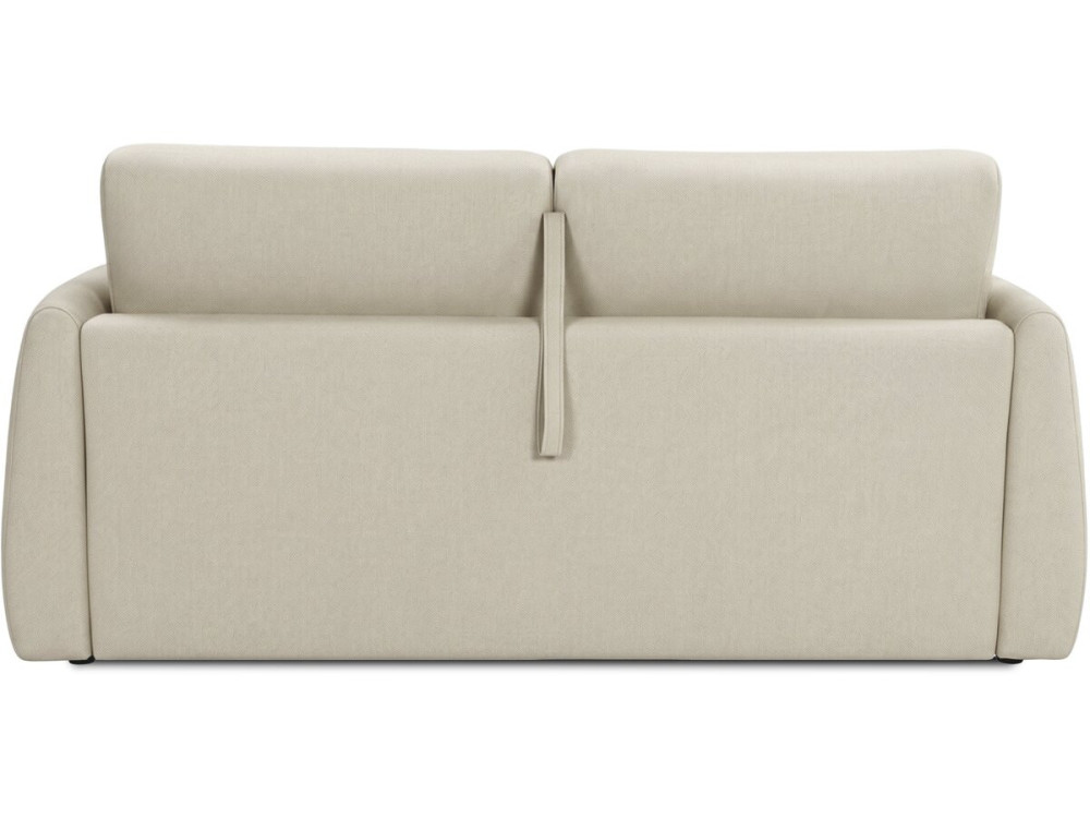"Aurelie" Express Convertible Sofa Bed - 18 cm Mattress - 140 cm Sleeping Surface - 3-Seater - Beige