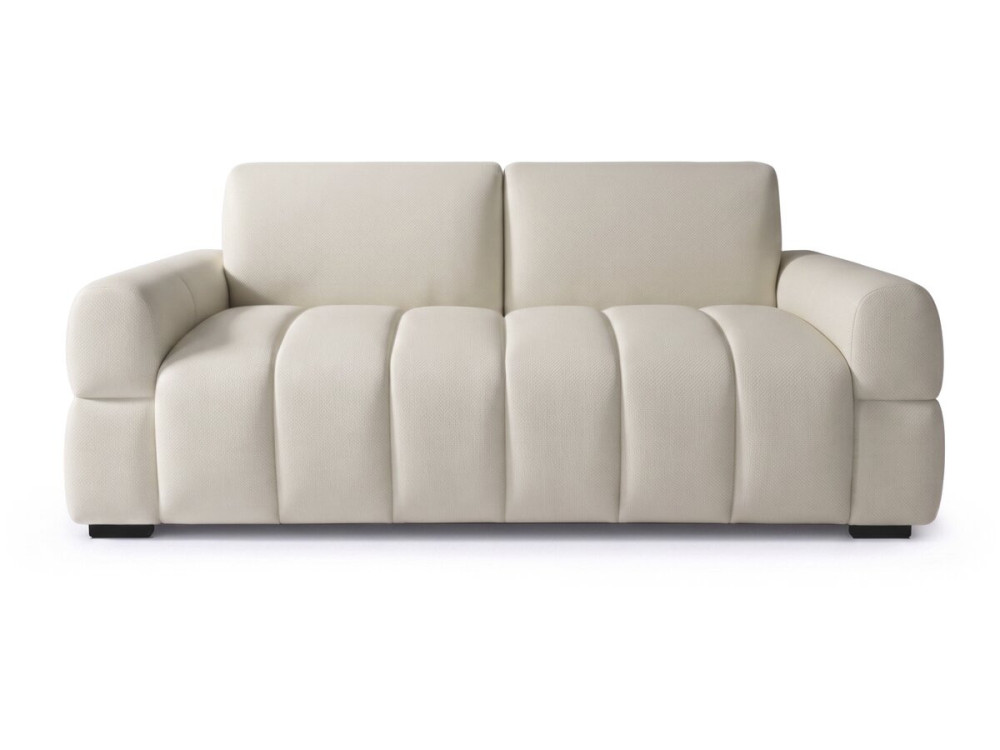 "Zoé" Express Convertible Sofa Bed - 18 cm Mattress - 140 cm Sleeping Surface - 3-Seater - Beige
