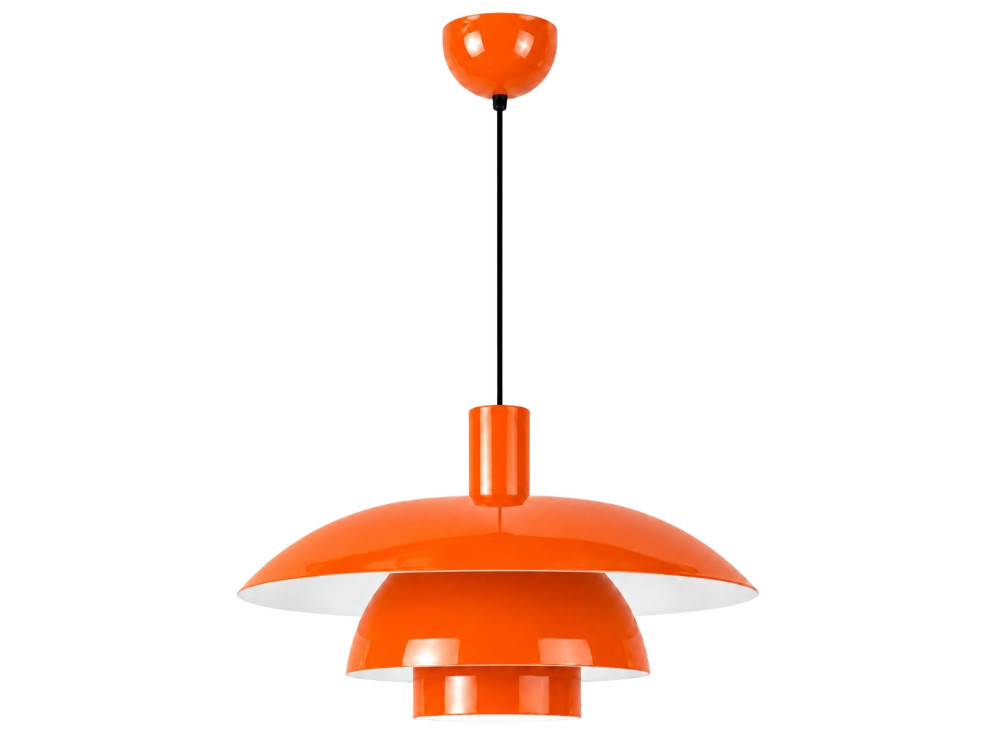 "Layer" Metal Pendant Light - 45 x 45 cm - Orange