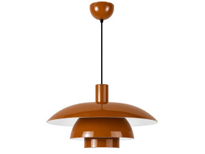 "Layer" Metal Pendant Light - 45 x 45 cm - Brown
