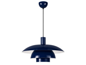 "Layer" Metal Pendant Light - 45 x 45 cm - Navy Blue