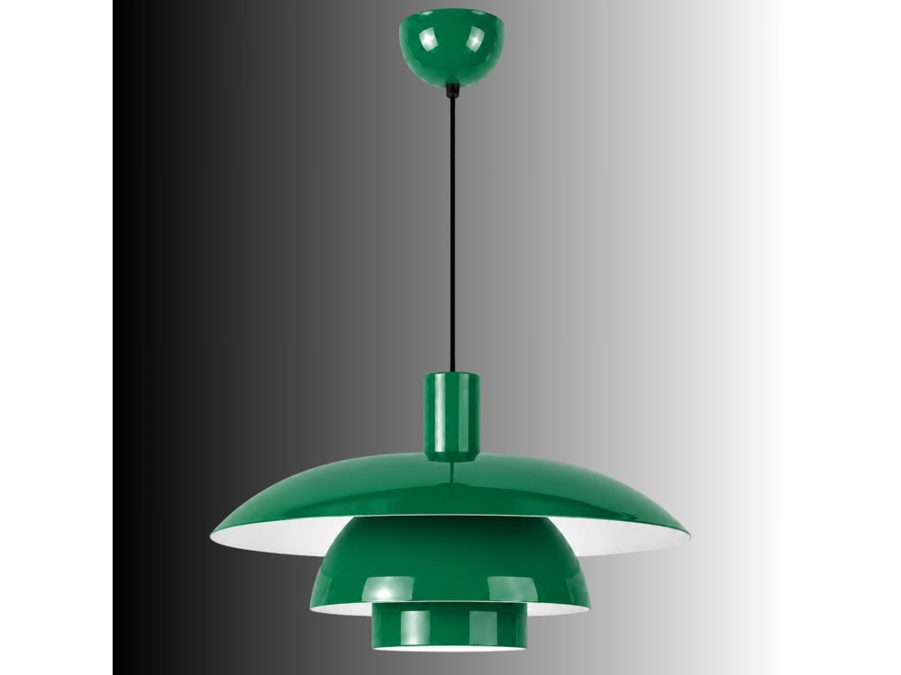"Layer" Metal Pendant Light - 45 x 45 m - Light Green