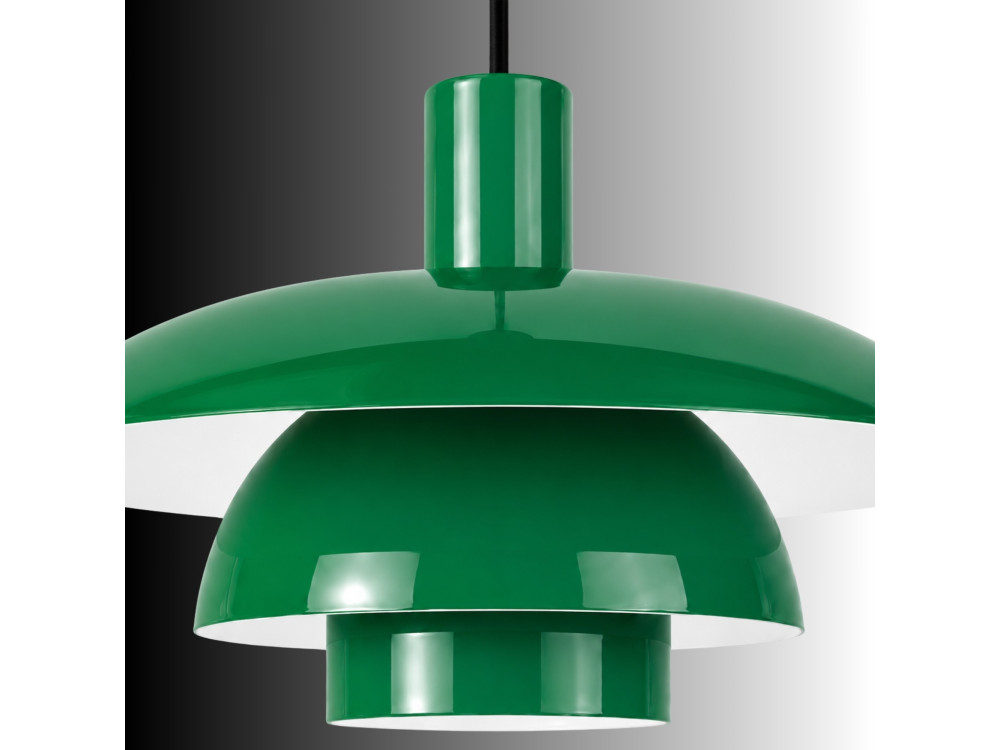 "Layer" Metal Pendant Light - 45 x 45 m - Light Green