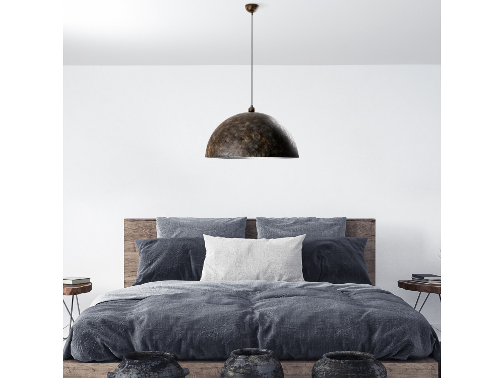 "Kure" Metal Pendant Light - 60 x 60 cm - Antique