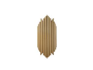 "Kara" Metal Wall Sconce - 18 x 8 cm - Yellow