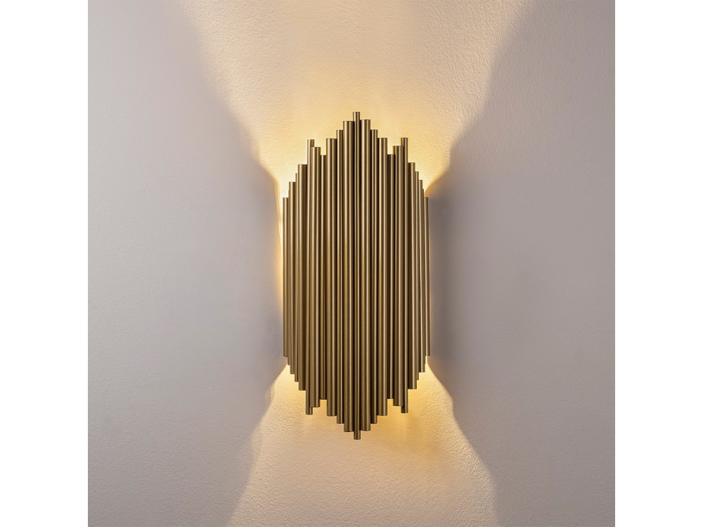 "Kara" Metal Wall Sconce - 18 x 8 cm - Yellow