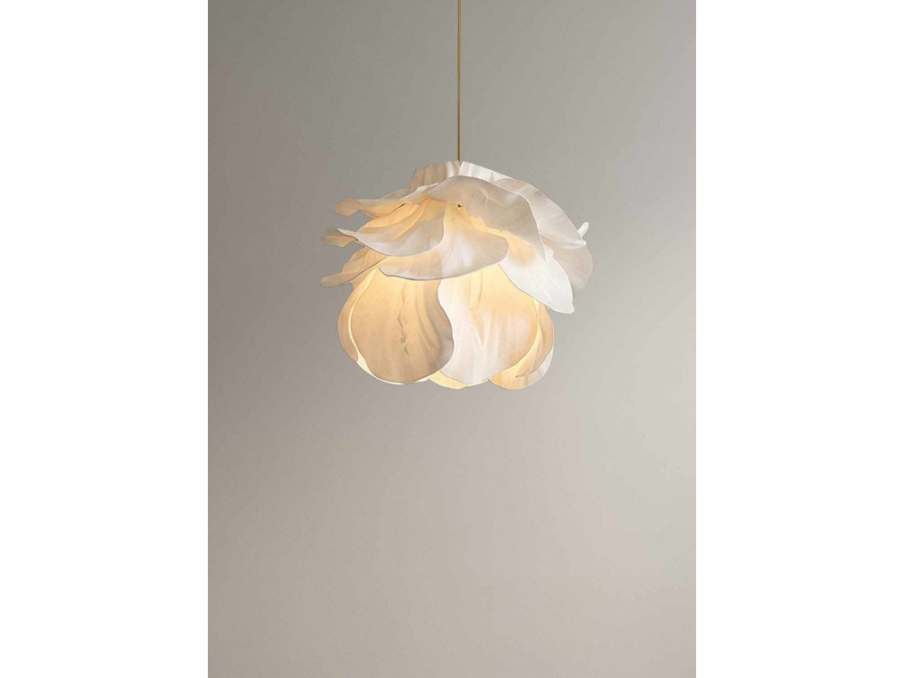 "MOD0007" Plastic Pendant Light - 48 x 48 cm - White