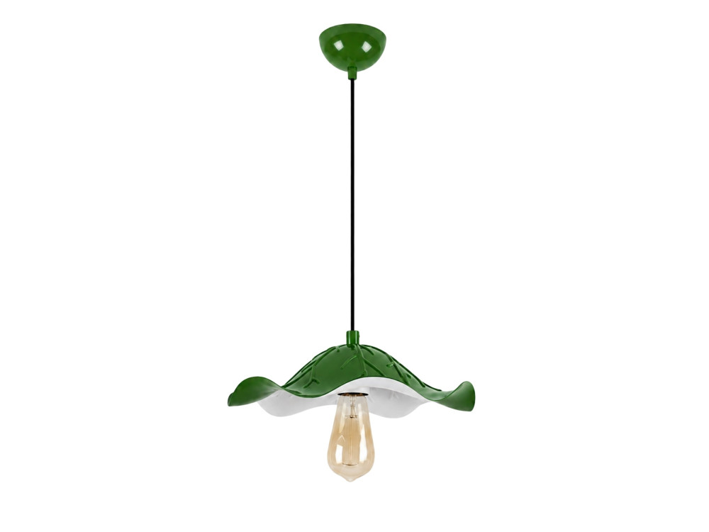 "Liana" Metal Pendant Light - 29 x 29 cm - Light Green