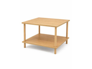 "Peka-0049" Wooden Coffee Table - 60 x 42.5 x 60 cm - Sapphire Oak