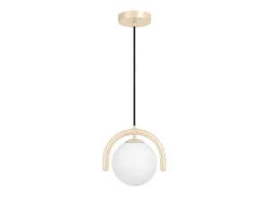 "GEDIK-20441" Metal Pendant Light - 20 x 20 cm - Beige