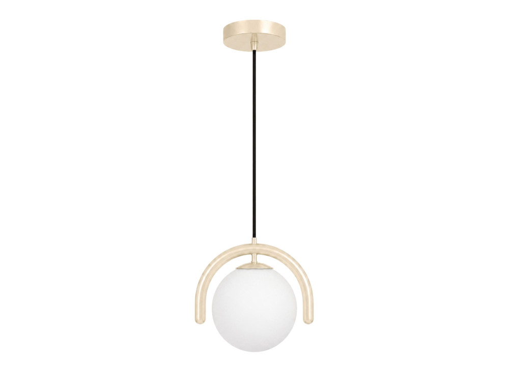 "GEDIK-20441" Metal Pendant Light - 20 x 20 cm - Beige