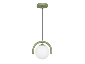 "GEDIK-20441" Metal Pendant Light - 20 x 20 cm - Mint Green