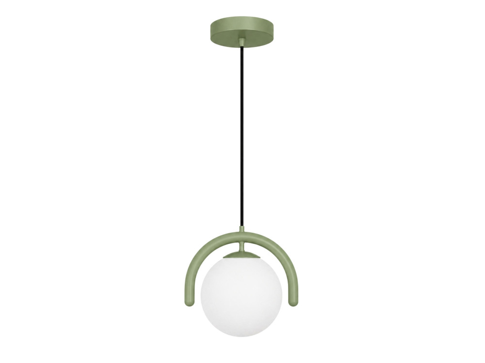 "GEDIK-20441" Metal Pendant Light - 20 x 20 cm - Mint Green