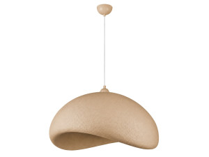 "Vegas" Metal Pendant Light - 64 x 51 cm - Beige