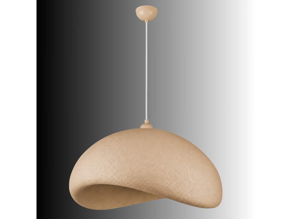 "Vegas" Metal Pendant Light - 64 x 51 cm - Beige