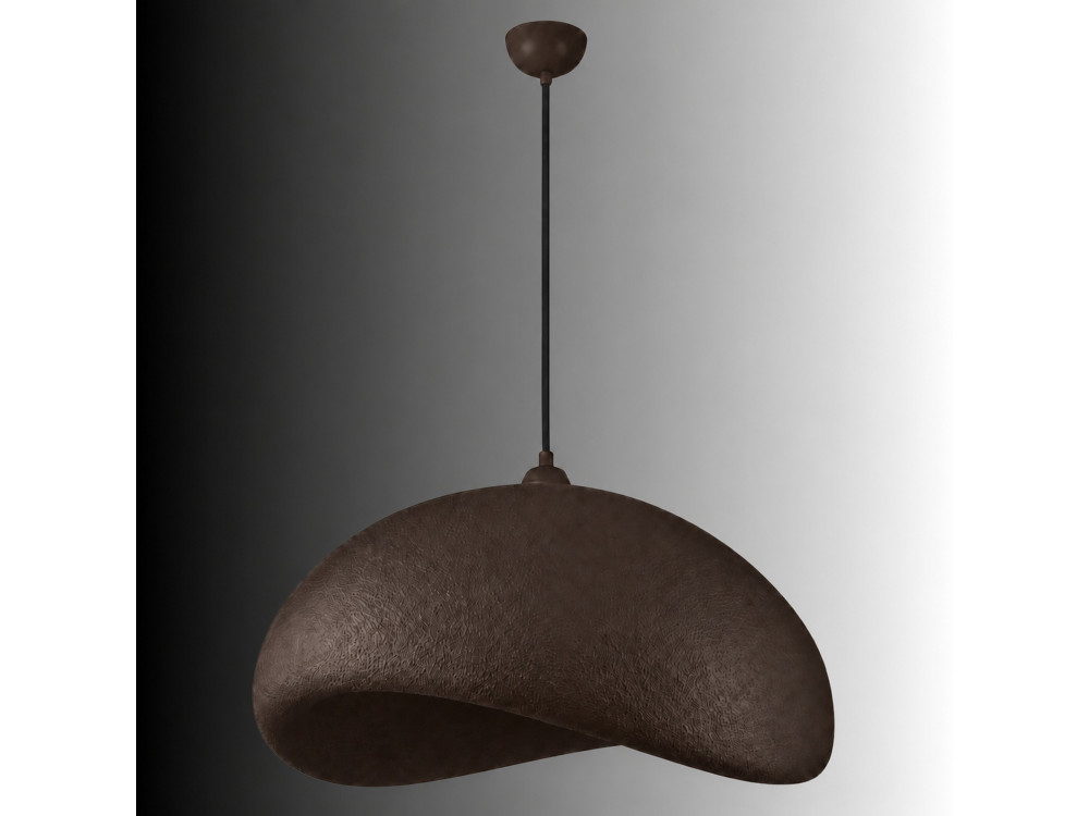 "Vegas" Metal Pendant Light - 64 x 51 cm - Brown