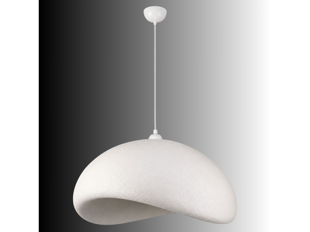 "Vegas" Metal Pendant Light - 64 x 51 cm - White