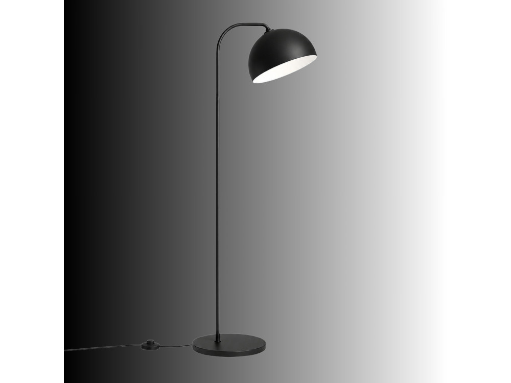 "Yaka" Metal Floor Lamp - 51 x 51 cm - Black