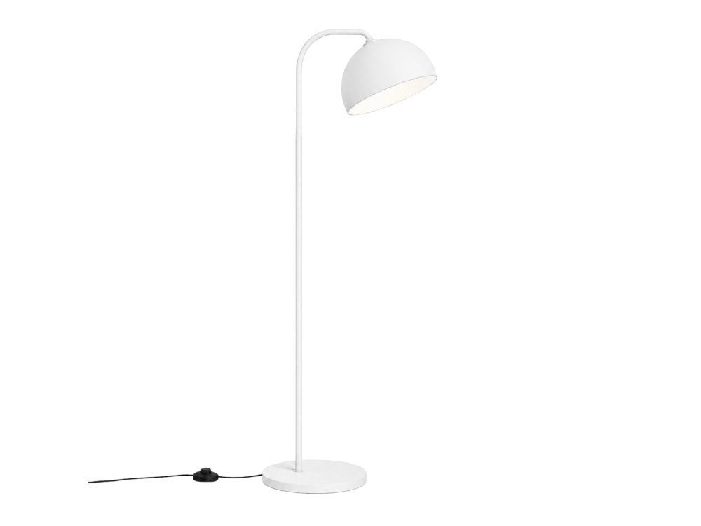"Yaka" Metal Floor Lamp - 51 x 51 cm - White