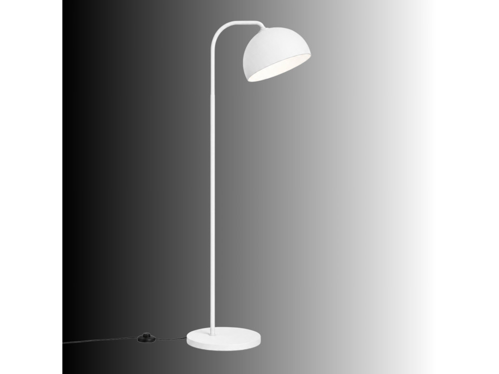 "Yaka" Metal Floor Lamp - 51 x 51 cm - White