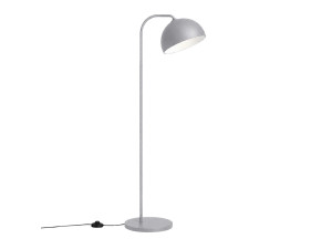 "Yaka" Metal Floor Lamp - 51 x 51 cm - Gray