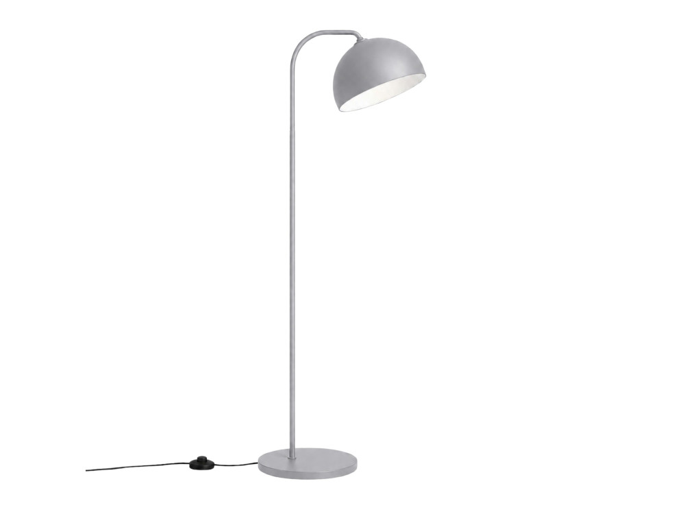 "Yaka" Metal Floor Lamp - 51 x 51 cm - Gray
