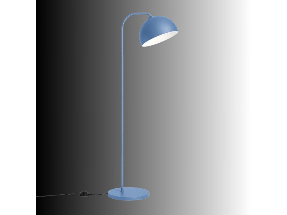 "Yaka" Metal Floor Lamp - 51 x 51 cm - Blue