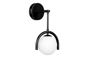 "GEDIK-20445" Metal Wall Sconce - 20 x 20 cm - Black